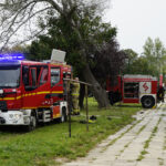 16.09.2024. Kielce. Pożar w bloku przy ul. Grunwaldzkiej / Fot. Aleksandra Kwaśniewska - Radio Kielce