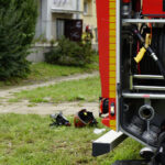 16.09.2024. Kielce. Pożar w bloku przy ul. Grunwaldzkiej / Fot. Aleksandra Kwaśniewska - Radio Kielce