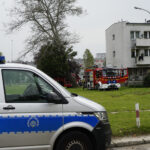 16.09.2024. Kielce. Pożar w bloku przy ul. Grunwaldzkiej / Fot. Aleksandra Kwaśniewska - Radio Kielce