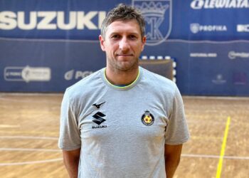 Na zdjęciu: Tomasz Rosiński / Fot. Suzuki Korona Handball Kielce - Facebook