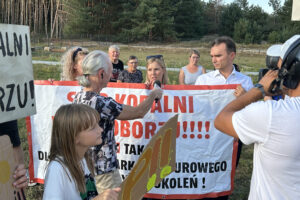 04.09.2024. Krzemionki Opatowskie. Interwencja / Fot. Wojciech Bolewski -Radio Kielce