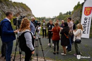 16.09.2024. Kielce. Konferencja prasowa dotycząca GEOFestiwalu / Fot. Miasto Kielce