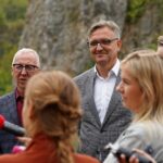 Mnóstwo atrakcji na Kadzielni, w Ogrodzie Botanicznym i Centrum Geoedukacji - Radio Kielce 16.09.2024. Kielce. Konferencja prasowa dotycząca GEOFestiwalu / Fot. Miasto Kielce