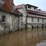 15.09.2024. Bystrzyca Kłodzka. Zalane tereny w Bystrzycy Kłodzkiej / Fot. PAP - Maciej Kulczyński