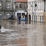 15.09.2024. Bystrzyca Kłodzka. Zalane tereny w Bystrzycy Kłodzkiej / Fot. PAP - Maciej Kulczyński
