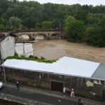 15.09.2024. Bystrzyca Kłodzka. Zalane tereny w Bystrzycy Kłodzkiej / Fot. PAP - Maciej Kulczyński