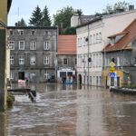 15.09.2024. Bystrzyca Kłodzka. Zalane tereny w Bystrzycy Kłodzkiej / Fot. PAP - Maciej Kulczyński