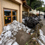 15.09.2024. Głuchołazy (woj. opolskie). Rzeka Biała Głuchołaska zalała Głuchołazy / Fot. PAP - Michał Meissner