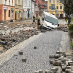 15.09.2024. Głuchołazy (woj. opolskie). Rzeka Biała Głuchołaska zalała Głuchołazy / Fot. PAP - Michał Meissner