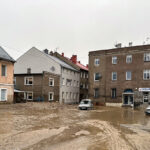 15.09.2024. Głuchołazy (woj. opolskie). Rzeka Biała Głuchołaska zalała Głuchołazy / Fot. PAP - Michał Meissner