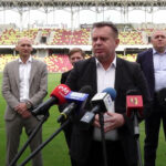 09.09.2024. Kielce. Konferencja prasowa: Na zdjęciu (przemawia): Artur Jankowski - prezes Korony Kielce / Fot. You Tube