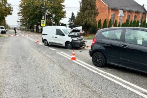 15.10.2024. Górno. Wypadek / źródło: policja