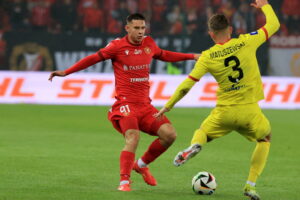 04.10.2024. Łódź. 11. kolejka PKO BP Ekstraklasy; Widzew Łódź - Korona / Fot. Marian Zubrzycki - PAP