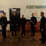 Schola Gregoriana Sandomiriensis - koncert w ratuszu w Sandomierzu / Fot. Marcin Kapka