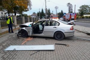 15.10.2024. Koprzywnica. Wypadek / fot. policja