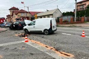 15.10.2024. Górno. Wypadek / źródło: policja