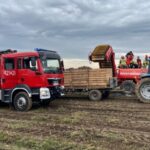 Wypadek na roli. Kombajn wciągnął nogę mężczyzny