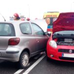 04.10.2024. Kielce. Wypadek na skrzyżowaniu ulic Gosiewskiego i 1-go Maja / Fot. Straż pożarna