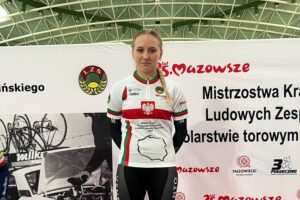 Pruszków. Mistrzostwa Polski Zrzeszenia LZS w kolarstwie torowym. Na zdjęciu: Weronika Rutkowska / Fot. Krzysztof Baćkowski, Vento Bike Daleszyce