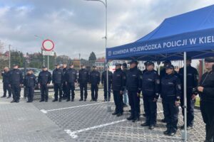 30.10.2024. Bogoria. Otwarcie posterunku policji / Fot. Grażyna Szlęzak - Radio Kielce