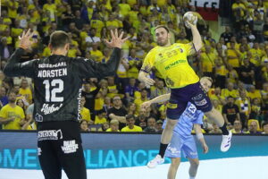 23.10.2024. Kielce. Mecz 6. kolejki Ligi Mistrzów: Industria Kielce - Aalborg Handbold / Fot. Wiktor Taszłow - Radio Kielce