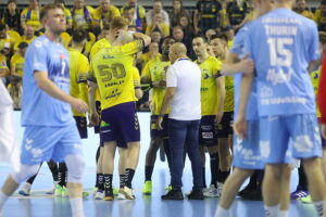 23.10.2024. Kielce. Mecz 6. kolejki Ligi Mistrzów: Industria Kielce - Aalborg Handbold / Fot. Wiktor Taszłow - Radio Kielce