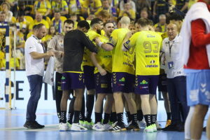 23.10.2024. Kielce. Mecz 6. kolejki Ligi Mistrzów: Industria Kielce - Aalborg Handbold / Fot. Wiktor Taszłow - Radio Kielce