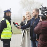 24.10.2024. Akcja policji pn. „Świeć przykładem”/ Fot. Wiktor Taszłow - Radio Kielce