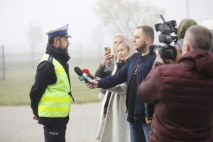 24.10.2024. Akcja policji pn. „Świeć przykładem”/ Fot. Wiktor Taszłow - Radio Kielce