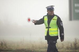 24.10.2024. Akcja policji pn. „Świeć przykładem”/ Fot. Wiktor Taszłow - Radio Kielce