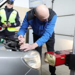 24.10.2024. Akcja policji pn. „Świeć przykładem”/ Fot. Wiktor Taszłow - Radio Kielce