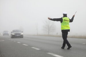 24.10.2024. Akcja policji pn. „Świeć przykładem”/ Fot. Wiktor Taszłow - Radio Kielce