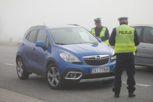 24.10.2024. Akcja policji pn. „Świeć przykładem”/ Fot. Wiktor Taszłow - Radio Kielce