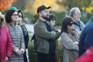 25.10.2024. Kielce. Odsłonięcie popiersia Krzysztofa Jackowskiego / Fot. Wiktor Taszłow - Radio Kielce