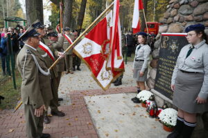 27.10.2024. Chotów. Obchody 80. rocznicy bitwy pod Chotowem / Fot. Wiktor Taszłow - Radio Kielce