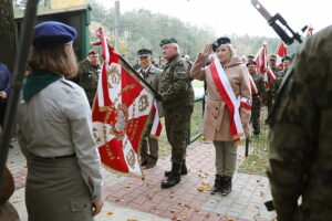 27.10.2024. Chotów. Obchody 80. rocznicy bitwy pod Chotowem / Fot. Wiktor Taszłow - Radio Kielce