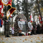 27.10.2024. Chotów. Obchody 80. rocznicy bitwy pod Chotowem / Fot. Wiktor Taszłow - Radio Kielce