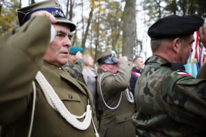 27.10.2024. Chotów. Obchody 80. rocznicy bitwy pod Chotowem / Fot. Wiktor Taszłow - Radio Kielce