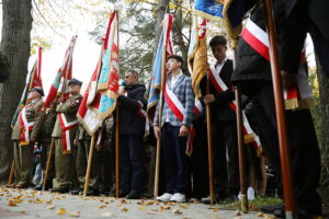 27.10.2024. Chotów. Obchody 80. rocznicy bitwy pod Chotowem / Fot. Wiktor Taszłow - Radio Kielce