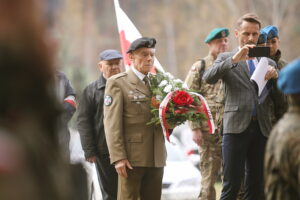 27.10.2024. Chotów. Obchody 80. rocznicy bitwy pod Chotowem / Fot. Wiktor Taszłow - Radio Kielce