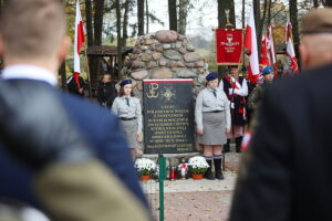 27.10.2024. Chotów. Obchody 80. rocznicy bitwy pod Chotowem / Fot. Wiktor Taszłow - Radio Kielce