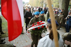 27.10.2024. Chotów. Obchody 80. rocznicy bitwy pod Chotowem / Fot. Wiktor Taszłow - Radio Kielce