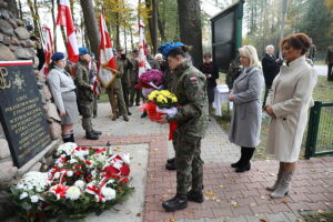 27.10.2024. Chotów. Obchody 80. rocznicy bitwy pod Chotowem / Fot. Wiktor Taszłow - Radio Kielce