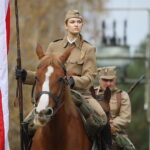 27.10.2024. Chotów. Rekonstrukcja bitwy pod Chotowem / Fot. Wiktor Taszłow - Radio Kielce