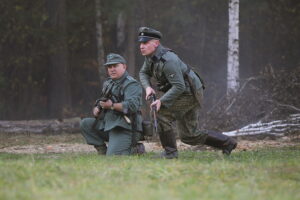 27.10.2024. Chotów. Rekonstrukcja bitwy pod Chotowem / Fot. Wiktor Taszłow - Radio Kielce