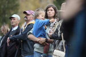 27.10.2024. Chotów. Rekonstrukcja bitwy pod Chotowem / Fot. Wiktor Taszłow - Radio Kielce