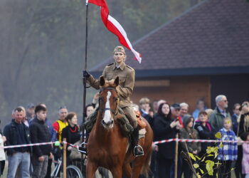 27.10.2024. Chotów. Rekonstrukcja bitwy pod Chotowem / Fot. Wiktor Taszłow - Radio Kielce