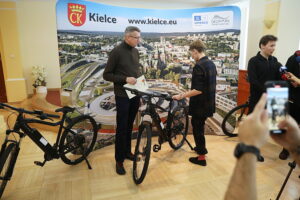 30.10.2024. Kielce. Rozstrzygnięcie konkursu „Rowerowe Kielce” / Fot. Wiktor Taszłow - Radio Kielce