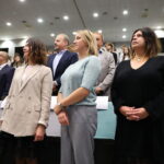 04.10.2024. Kielce. Studenci Wydziału Lekarskiego Collegium Medicum Uniwersytetu Jana Kochanowskiego w Kielcach zainaugurowali nowy rok akademicki / Fot. Wiktor Taszłow – Radio Kielce