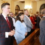 10.10.2024 Kielce. Msza Święta. Inauguracja roku akademickiego w Wyższym Seminarium Duchownym / Fot. Wiktor Taszłow - Radio Kielce